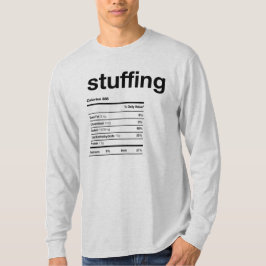 Camiseta Acondicionamento dos Fatos de Informação Nutricion