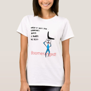 Camiseta Aconselhamento da vovó de Tee Branco Boomerangado