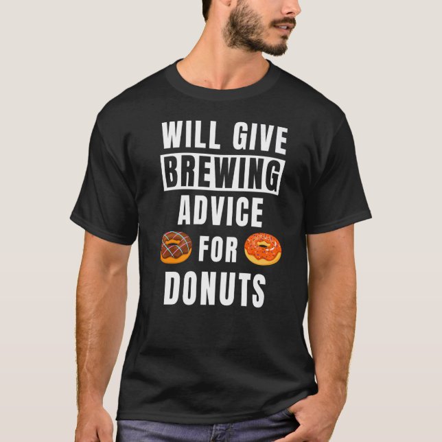 Camiseta Aconselhamento De Criação De Cervejaria Engraçada  (Frente)