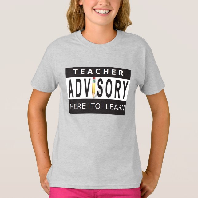 Camiseta Aconselhamento de Professores - Aqui para Aprender (Frente)