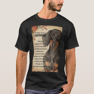 Camiseta Aconselhamento De Um Dachshund