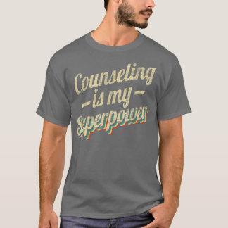 Camiseta Aconselhamento É Meu Conselheiro De Superpotência 