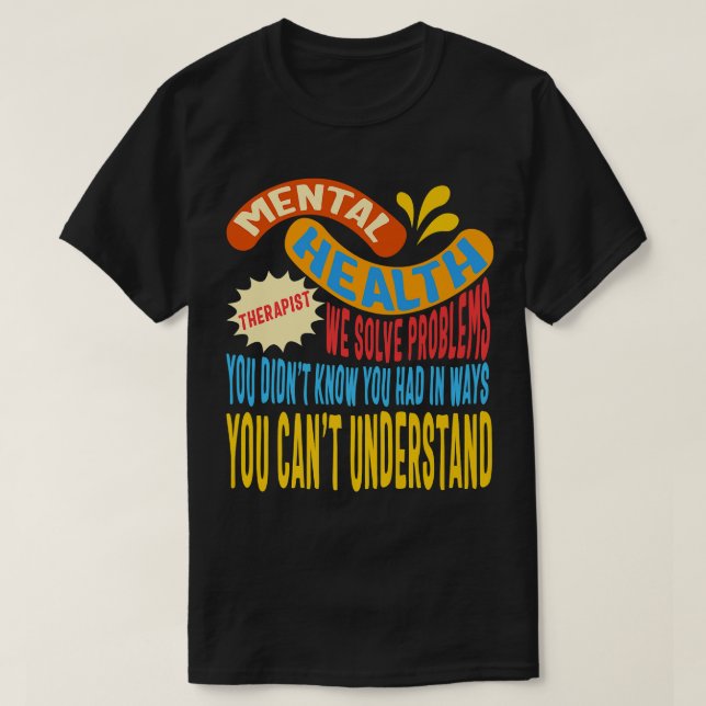 Camiseta Aconselhamento Terapêutico de Saúde Mental Resolve (Frente do Design)