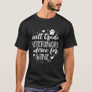 Camiseta Aconselhamento Veterinário Comercial Para O Vet Te