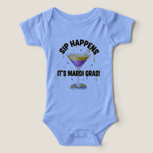 Camiseta Acontece um Golinho É Mardi Gras Festa de Coquetel