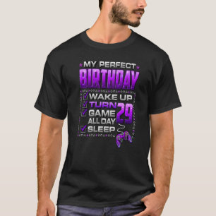 Camiseta Acordar Aumenta 29 Jogo o dia inteiro Jogador 29 A