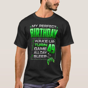 Camiseta Acordar Aumenta 49 Jogo Todo o Dia Jogador 49 Aniv