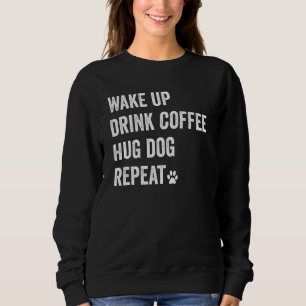 Camiseta Acordar Bebe Café Cachorro Cachorro Cachorro Repet