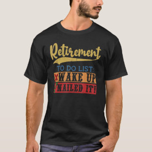 Camiseta Acordar De Lista De Retirada A Fazer Em Estoque Co