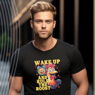 Camiseta Acordar e governa o Roost Engraçado