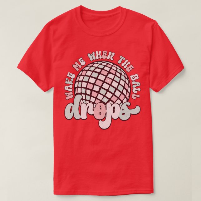 Camiseta Acordar-me quando a bola cair 9 (Frente do Design)