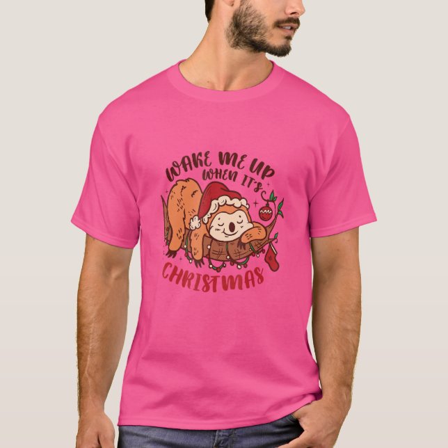 Camiseta Acordar-Me Quando Chegar O Natal (Frente)