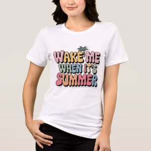Camiseta Acordar-me quando é dilacerante de verão