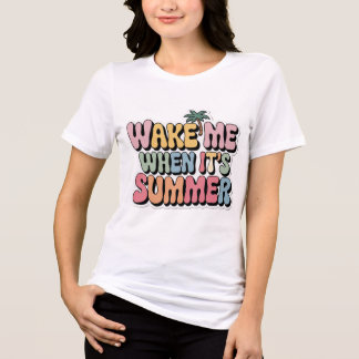 Camiseta Acordar-me quando é dilacerante de verão