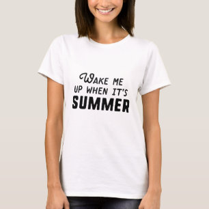 Camiseta Acordar-me quando estiver no verão