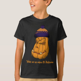 Camiseta acordar-me quando for halloween