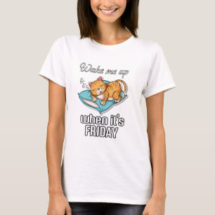 Camiseta Acordar-me quando for sexta-feira 