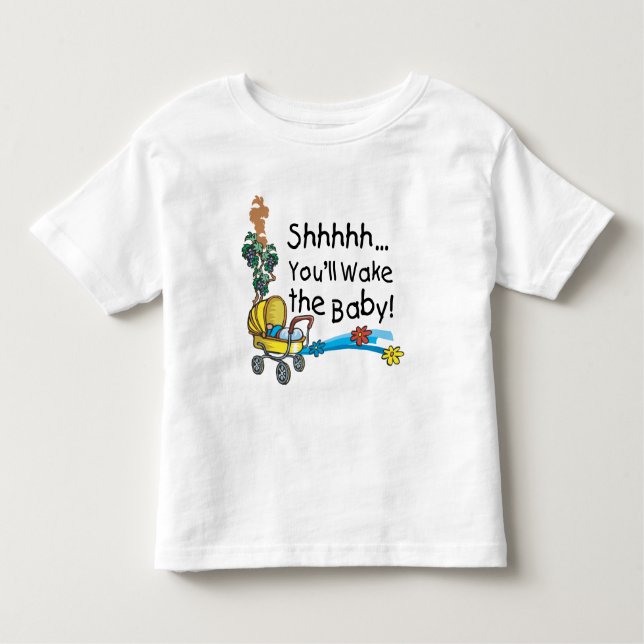 Camiseta Acordar o bebê (Frente)