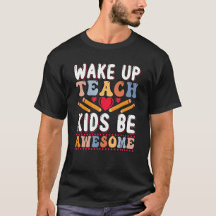 Camiseta Acordar Para Cima Jovens Sejam Fantásticos Profess