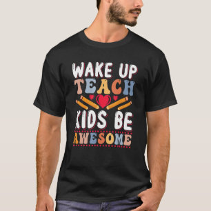 Camiseta Acordar Para Cima Jovens Sejam Fantásticos Profess