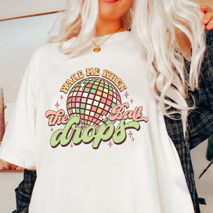 Camiseta Acordar Quando A Bola Cair Ano Novo 2024