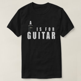 Camiseta Acorde de Violão A é para Violão