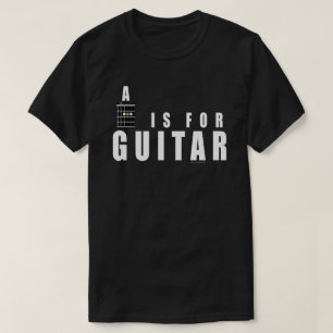 Camiseta Acorde de Violão A é para Violão
