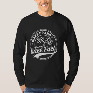Camiseta Acorde e Sinta o Combustível de Corrida Mãe de Cor