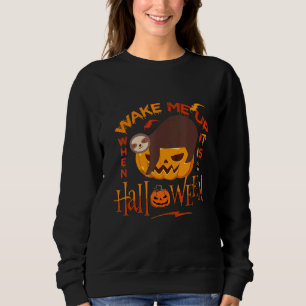 Camiseta Acorde-me Quando For Dia das Bruxas Roupas de Preg
