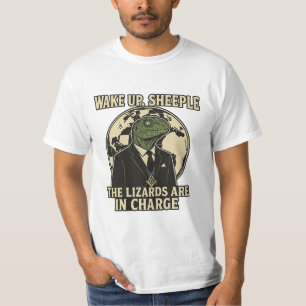 Camiseta Acorde Rebanho Réptil Paródia dos Governantes