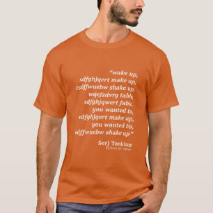 Camiseta acorde Sistema de um Desce Paródia Chop Suey