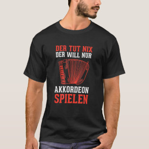 Camiseta Acordeão Acordeonista de Instrumento Acordeonista
