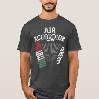 Camiseta Acordeão de Ar Meico Bandeira para Música da Festa