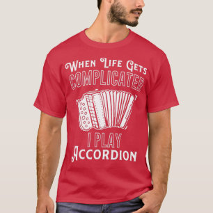 Camiseta Acordion Concertina Melodeon Piano Accordion Gift