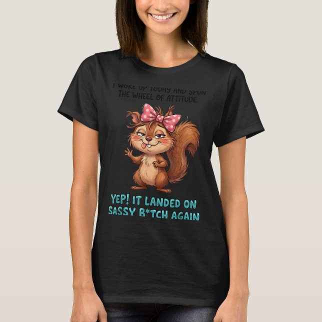Camiseta Acordou E Girou A Roda Da Atitude Sim Caiu (Frente)