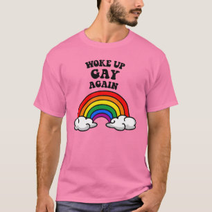 Camiseta Acordou gay de novo