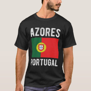 Camiseta Açores Portugal Turístico Português do Souvenir