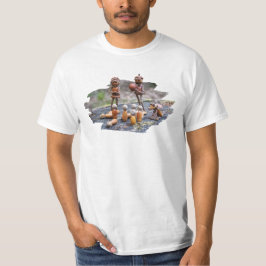 Camiseta Acorn elf toca escarrapatos no porta-malas