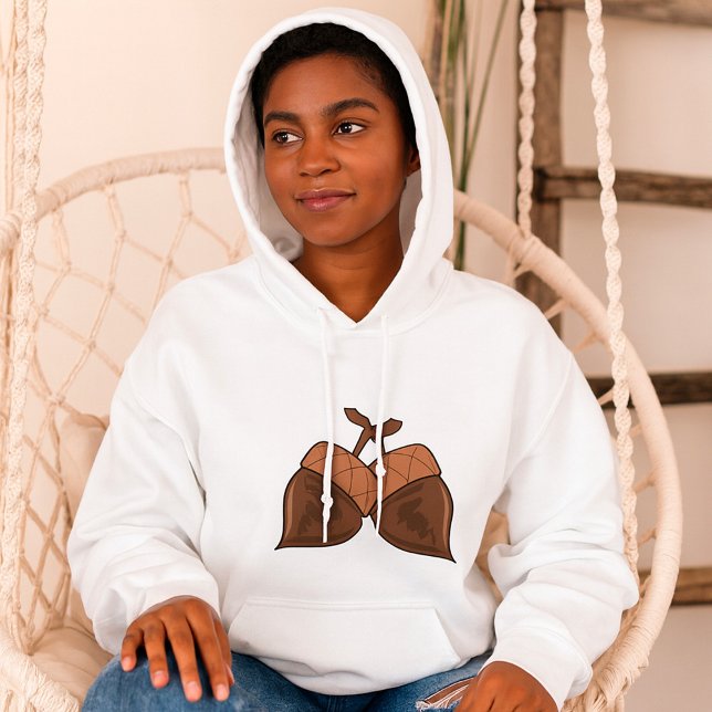 Camiseta Acorns Rustic Autumn Nature (Criador carregado)