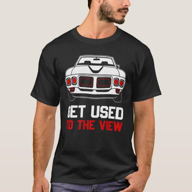 Camiseta acostumar-se com a vista firebird (Frente)