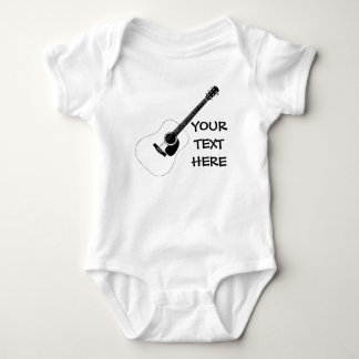 Camiseta Acoustic Guitar And Your Own Text