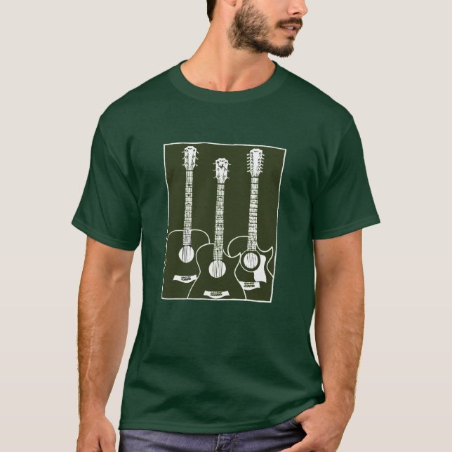 Camiseta acoustic guitars (Frente)