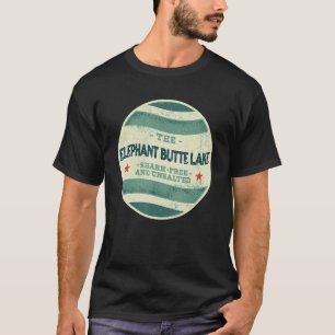 Camiseta Acpino sem sal e sem sal do lago de elefante Butte
