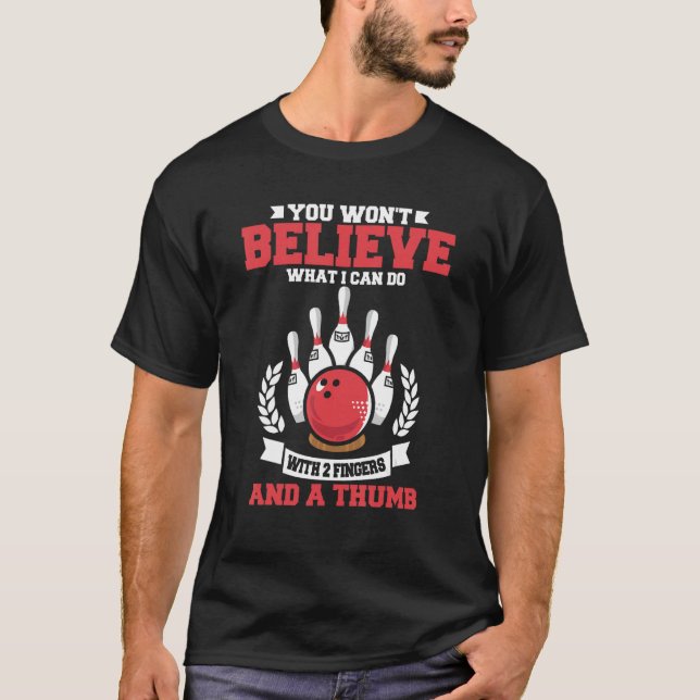 Camiseta Acredita no que posso fazer com 2 dedos e (Frente)