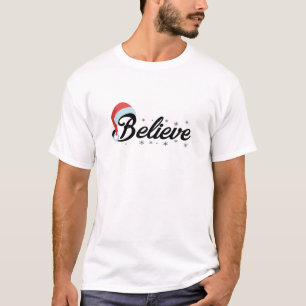 Camiseta Acredite - Acredito Em Papai Noel Feliz Natal