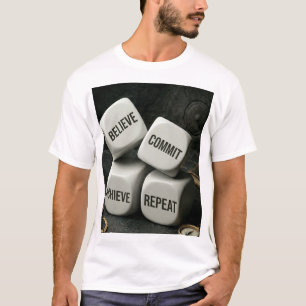 Camiseta ACREDITE CUMPRIR ALCANÇAR REPETIR - Guerreiro Espa