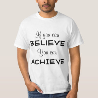 Camiseta Acredite e alcance