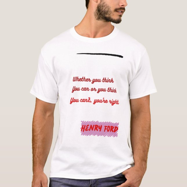 Camiseta "Acredite e se torne" (Frente)