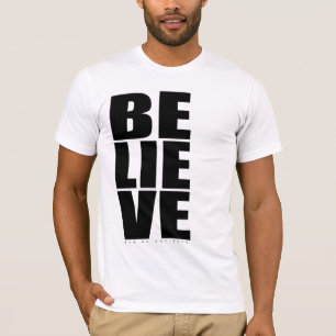 Camiseta Acredite! E sejam libertados! Essa é a Boa Notícia