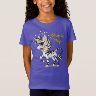 Camiseta Acredite Em Camisa-T De Unicórnios Mágicos